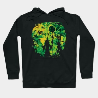 Green Witch in the Haunted Forest Hoodie